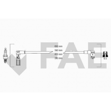 85640 FAE Ккомплект проводов зажигания