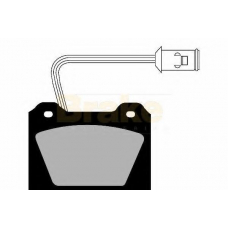 PA317 BRAKE ENGINEERING Комплект тормозных колодок, дисковый тормоз