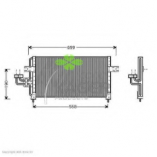 94-6018 KAGER Конденсатор, кондиционер