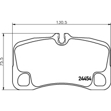 8DB 355 013-791 HELLA PAGID Комплект тормозных колодок, дисковый тормоз