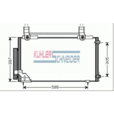 0120111 KUHLER SCHNEIDER Конденсатор, кондиционер