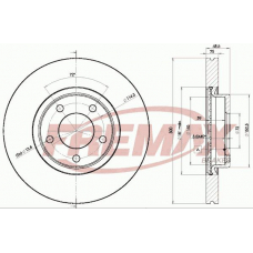 BD-3273 FREMAX Тормозной диск