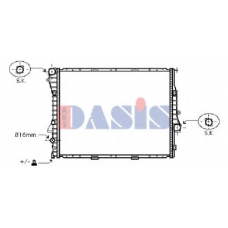 050033N AKS DASIS Радиатор, охлаждение двигателя