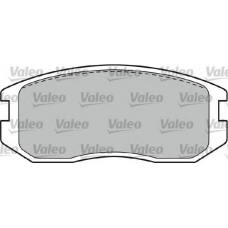 598626 VALEO Комплект тормозных колодок, дисковый тормоз