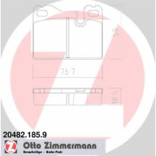 20482.185.9 ZIMMERMANN Комплект тормозных колодок, дисковый тормоз