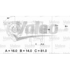 436389 VALEO Генератор