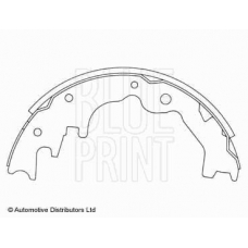 ADM54136 BLUE PRINT Комплект тормозных колодок