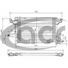 300211 ACR Конденсатор, кондиционер