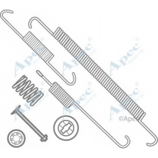 KIT792 APEC Комплектующие, тормозная колодка