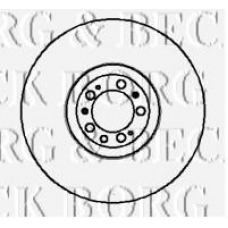 BBD4873 BORG & BECK Тормозной диск