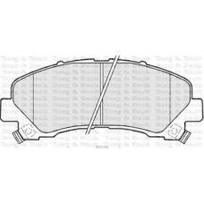 BBP2308 BORG & BECK Комплект тормозных колодок, дисковый тормоз