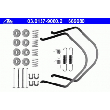 03.0137-9080.2 ATE Комплектующие, тормозная колодка