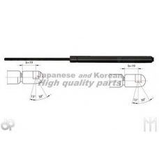 I925-09 ASHUKI Газовая пружина, крышка багажник