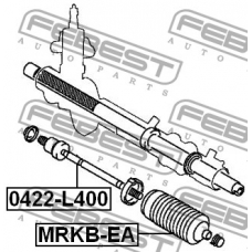 0422-L400 FEBEST Осевой шарнир, рулевая тяга