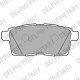LP2052<br />DELPHI<br />Комплект тормозных колодок, дисковый тормоз