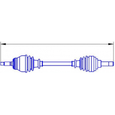 12583 SERCORE Приводной вал