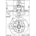 BS 7086 BRECO Тормозной диск