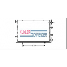 0915501 KUHLER SCHNEIDER Радиатор, охлаждение двигател