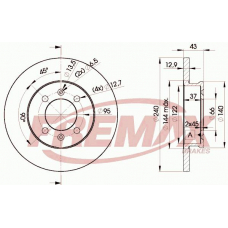 BD-8405 FREMAX Тормозной диск