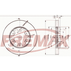 BD-3101 FREMAX Тормозной диск