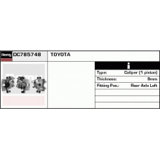 DC785748 DELCO REMY Тормозной суппорт