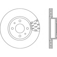 BDA1147.20 OPEN PARTS Тормозной диск