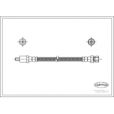 19018910 CORTECO Тормозной шланг