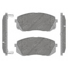 SP 650 SCT Комплект тормозных колодок, дисковый тормоз