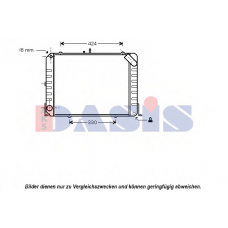 210188N AKS DASIS Радиатор, охлаждение двигателя