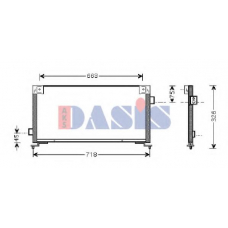 352003N AKS DASIS Конденсатор, кондиционер