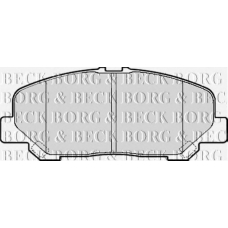 BBP2082 BORG & BECK Комплект тормозных колодок, дисковый тормоз