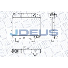 RA0210170 JDEUS Радиатор, охлаждение двигателя