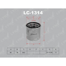 LC-1314 LYNX Фильтр масляный