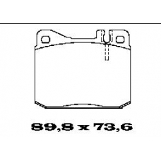 BL1059B2 FTE Колодки тормозные