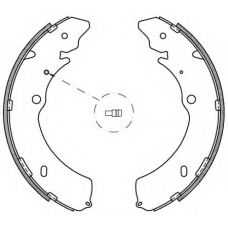 BSA2120.00 OPEN PARTS Комплект тормозных колодок