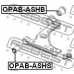 OPAB-ASHS FEBEST Подвеска, рычаг независимой подвески колеса