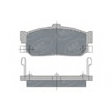 SP 139 PR SCT Комплект тормозных колодок, дисковый тормоз