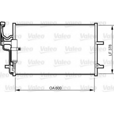 814265 VALEO Конденсатор, кондиционер