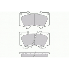 12-1139 E.T.F. Комплект тормозных колодок, дисковый тормоз