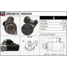 DRS3613 DELCO REMY Стартер