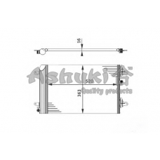 QV07-04 ASHUKI Конденсатор, кондиционер