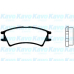 BP-3008 KAVO PARTS Комплект тормозных колодок, дисковый тормоз