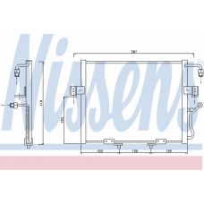 94416 NISSENS Конденсатор, кондиционер