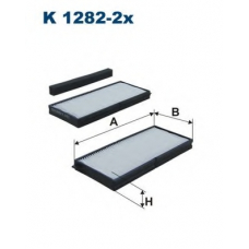 K1282-2X FILTRON Фильтр, воздух во внутренном пространстве