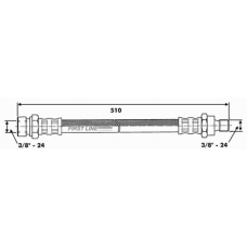 FBH6208 FIRST LINE Тормозной шланг