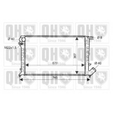 QER2062 QUINTON HAZELL Радиатор, охлаждение двигателя