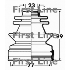 FCB2851 FIRST LINE Пыльник, приводной вал