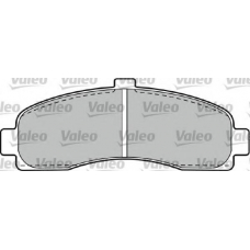 598014 VALEO Комплект тормозных колодок, дисковый тормоз