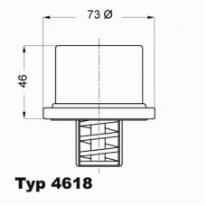 4618.82 WAHLER Термостат, охлаждающая жидкость