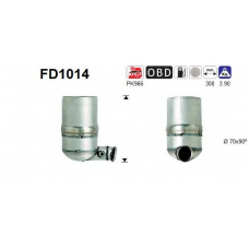 FD1014 AS Сажевый / частичный фильтр, система выхлопа ОГ